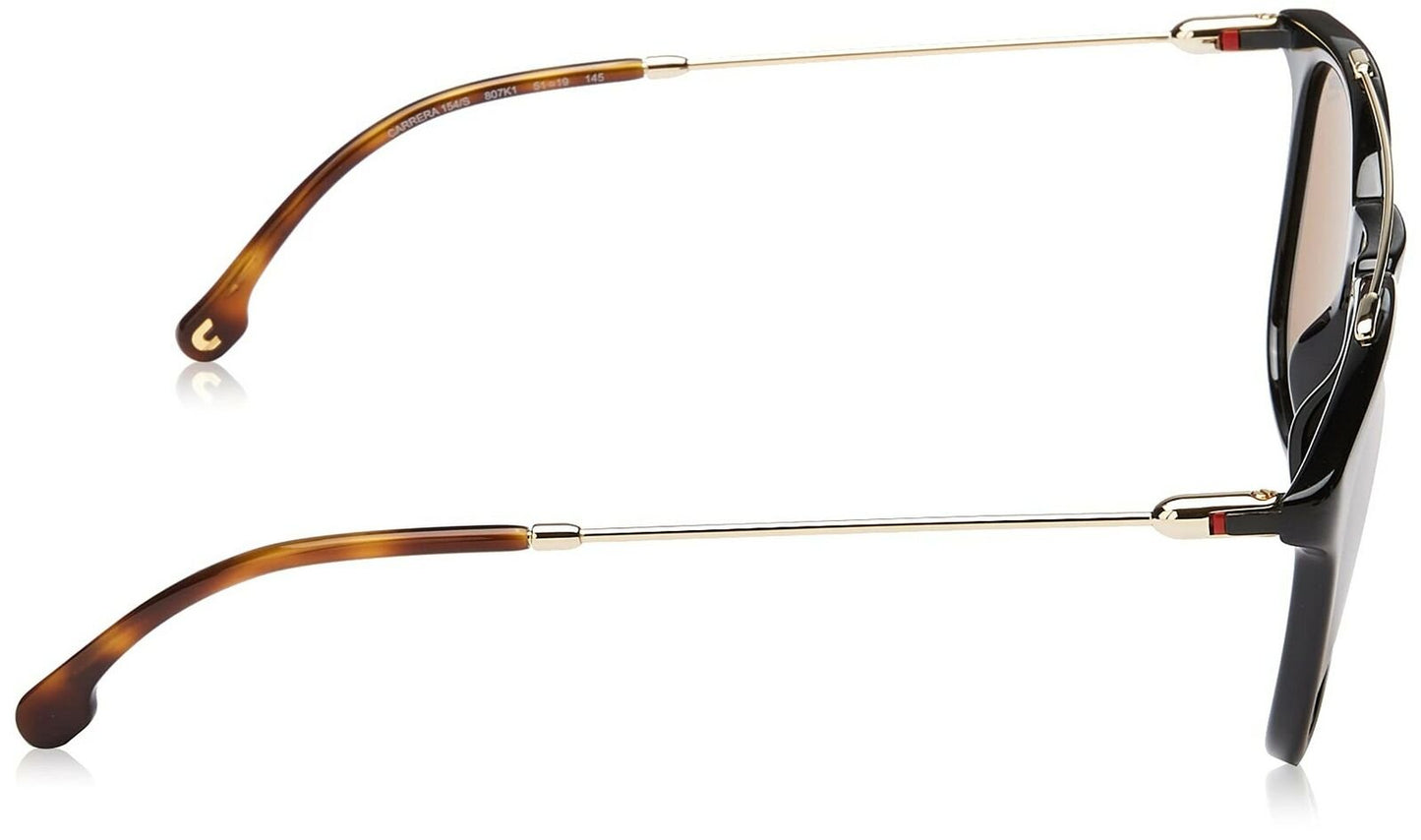 Carrera Men's CA154/S Square Sunglasses, Brown/Gold, 51 mm