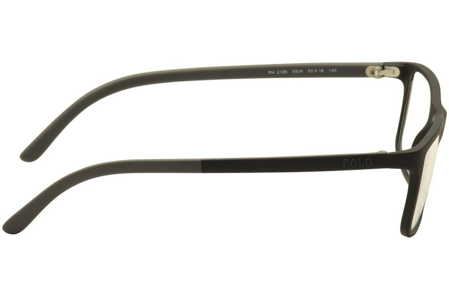 Polo Men's PH2126 Eyeglasses, Matte Black 5534, 53-16-145