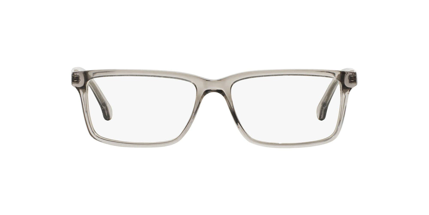 Brooks Brothers Men's BB2019 6074 53mm Eyewear Frames, Transparent Grey/Demo Lens,