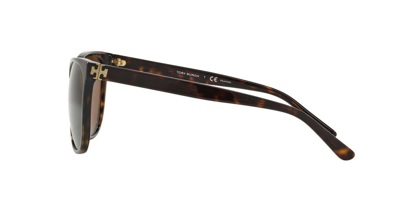 TORY BURCH Polarized Sunglasses TY7106 137883 Dark Tortoise