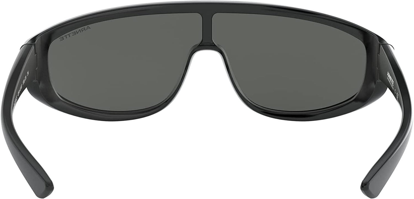ARNETTE mens An4264 Clayface Sunglasses, Black/Grey, 30 mm US
