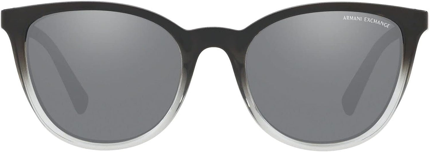 ARMANI EXCHANGE AX4077SF 82556G 56mm Black & Grey Rectangle Sunglasses