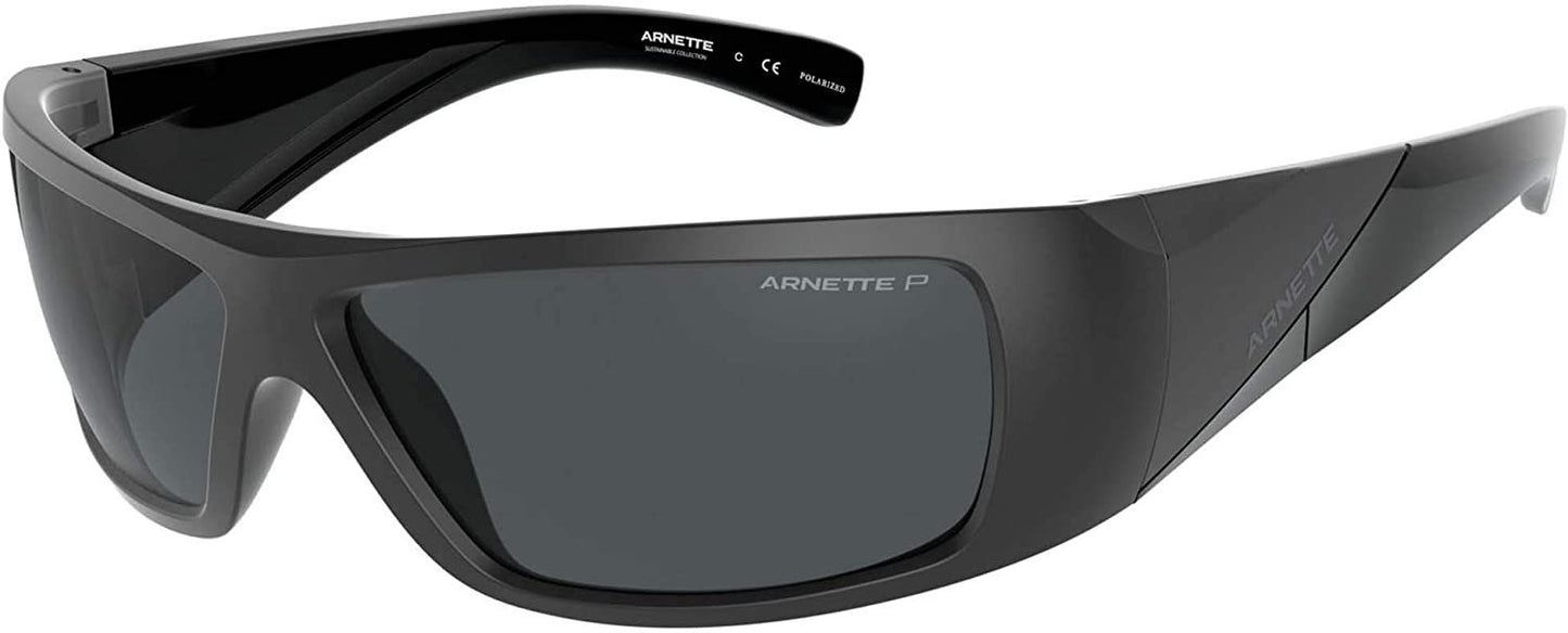 ARNETTE Men's An4286 270881 Rectangular Polarized Sunglasses