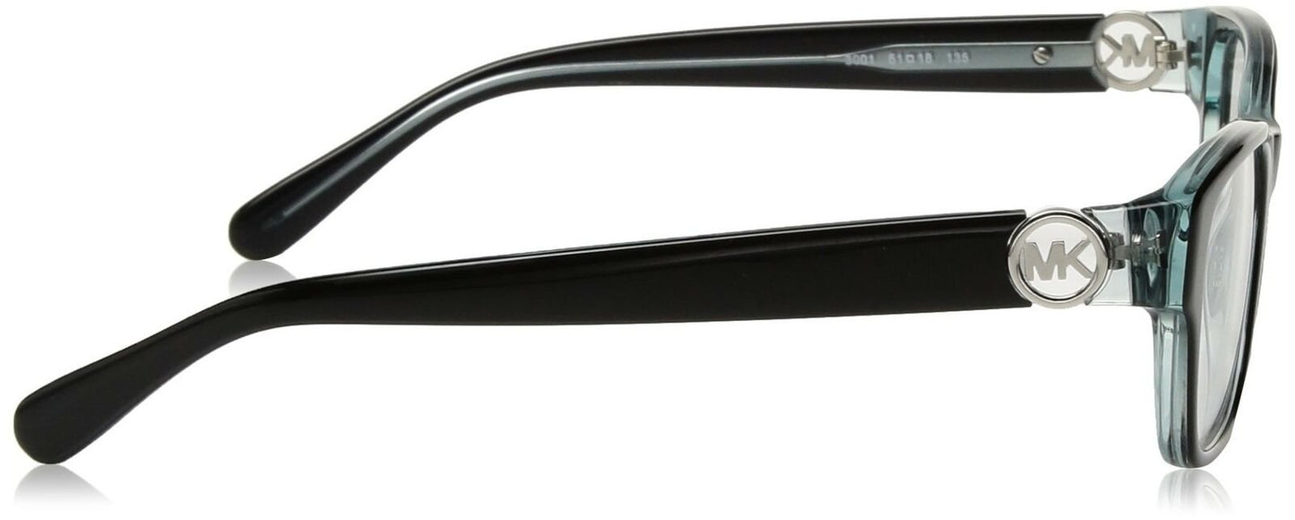 Michael Kors Ravenna Women's MK 8001 3001 Black On Blue Crystal Plastic