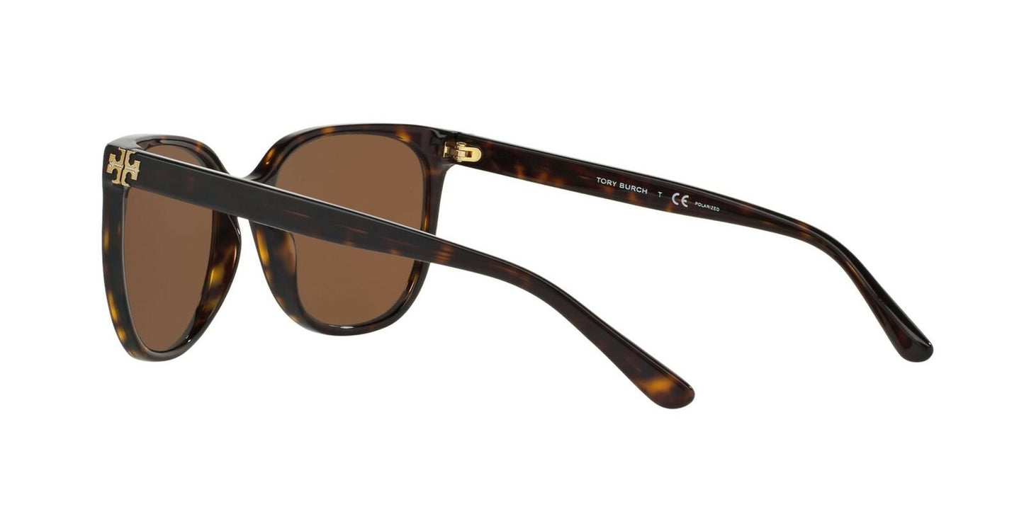 TORY BURCH Polarized Sunglasses TY7106 137883 Dark Tortoise
