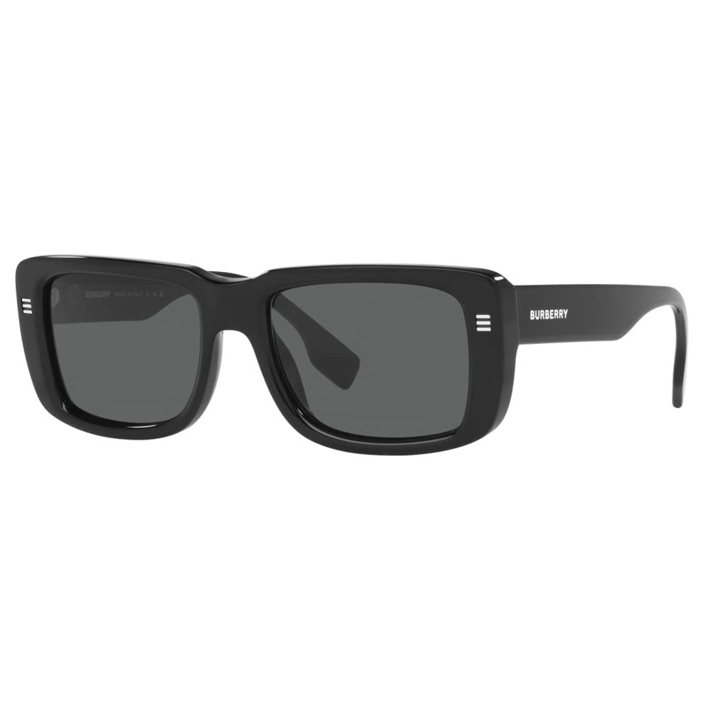 BURBERRY BE 4376U 300187 55MM Jarvis Black Dark Grey Sunglasses