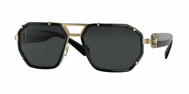 Versace VE2228 Black/Dark Grey Sunglasses