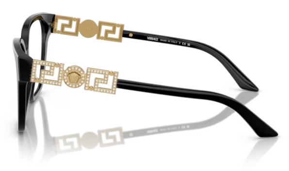 Versace 0VE3358B GB1 54mm Black Eyeglasses