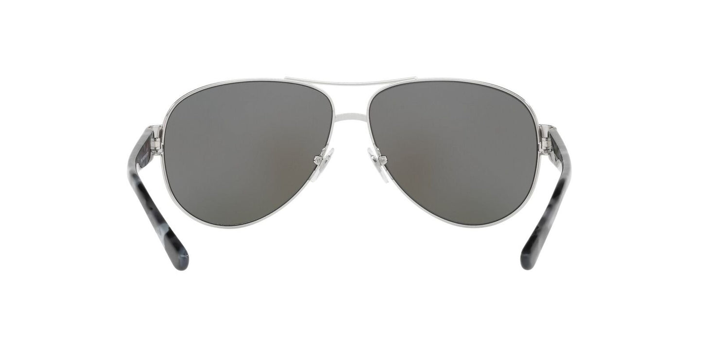 Tory Burch Women's TY6057 Blue/Silver mirror Sunglasses 60mm