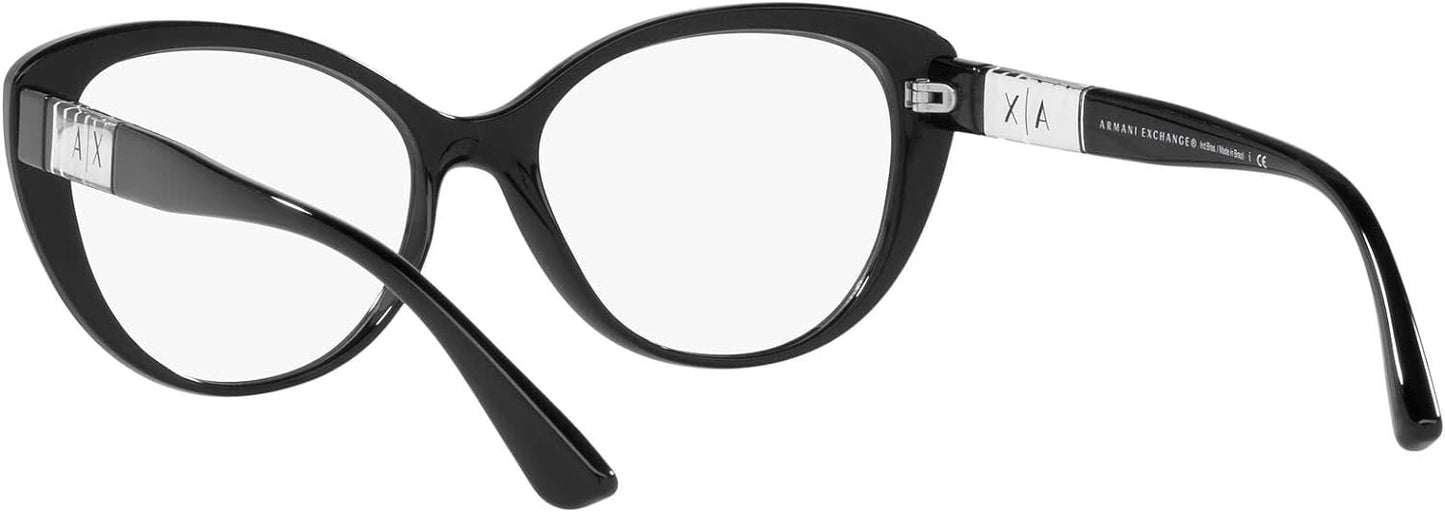 A|X ARMANI EXCHANGE Women's AX3093 8158 54mm CatEye Eyewear Frames