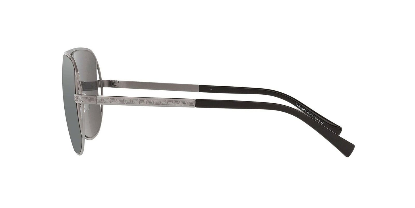Versace 0VE2212 10016G-57 Grey Mirror Silver Sunglasses
