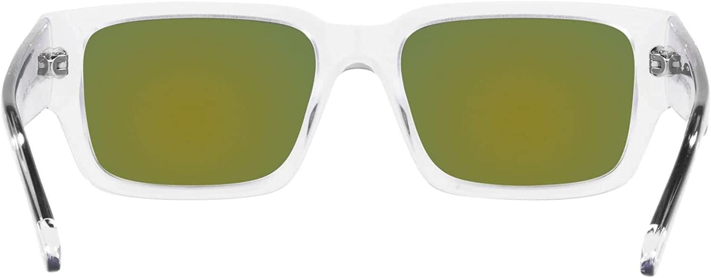 ARNETTE 0AN4296 12154V Unisex Sunglasses Crystal Frame, Grey Mirror Violet Lenses, 54MM