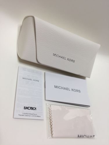 Michael Kors MK2143 30504Z Sunglasses CLEAR w/ROSE GOLD MIRROR 55mm