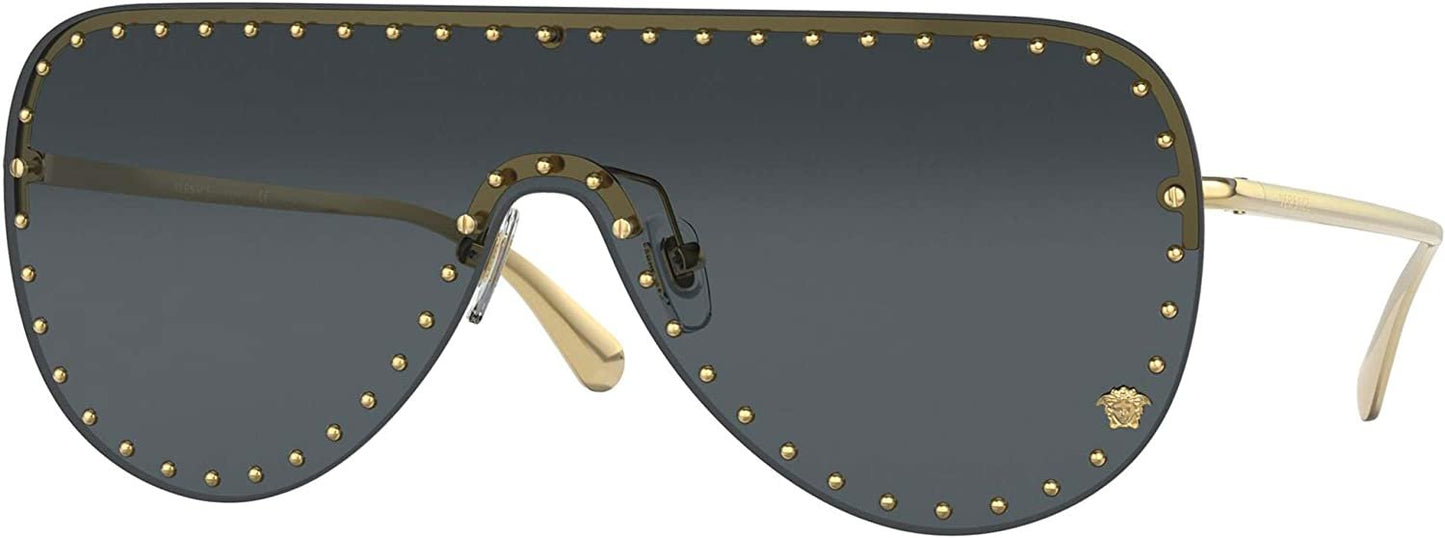 Versace VE2230B Sunglasses - (100287) Gold/Dark Gray - 45mm