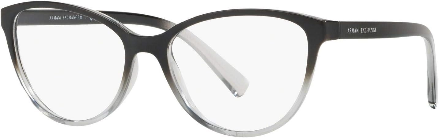 A|X ARMANI EXCHANGE Women's Ax3053 53mm Square Eyeglasses Frames