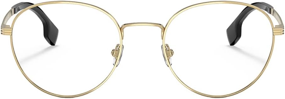 Versace VE 1279 1002 53mm Gold Metal Round Eyeglasses