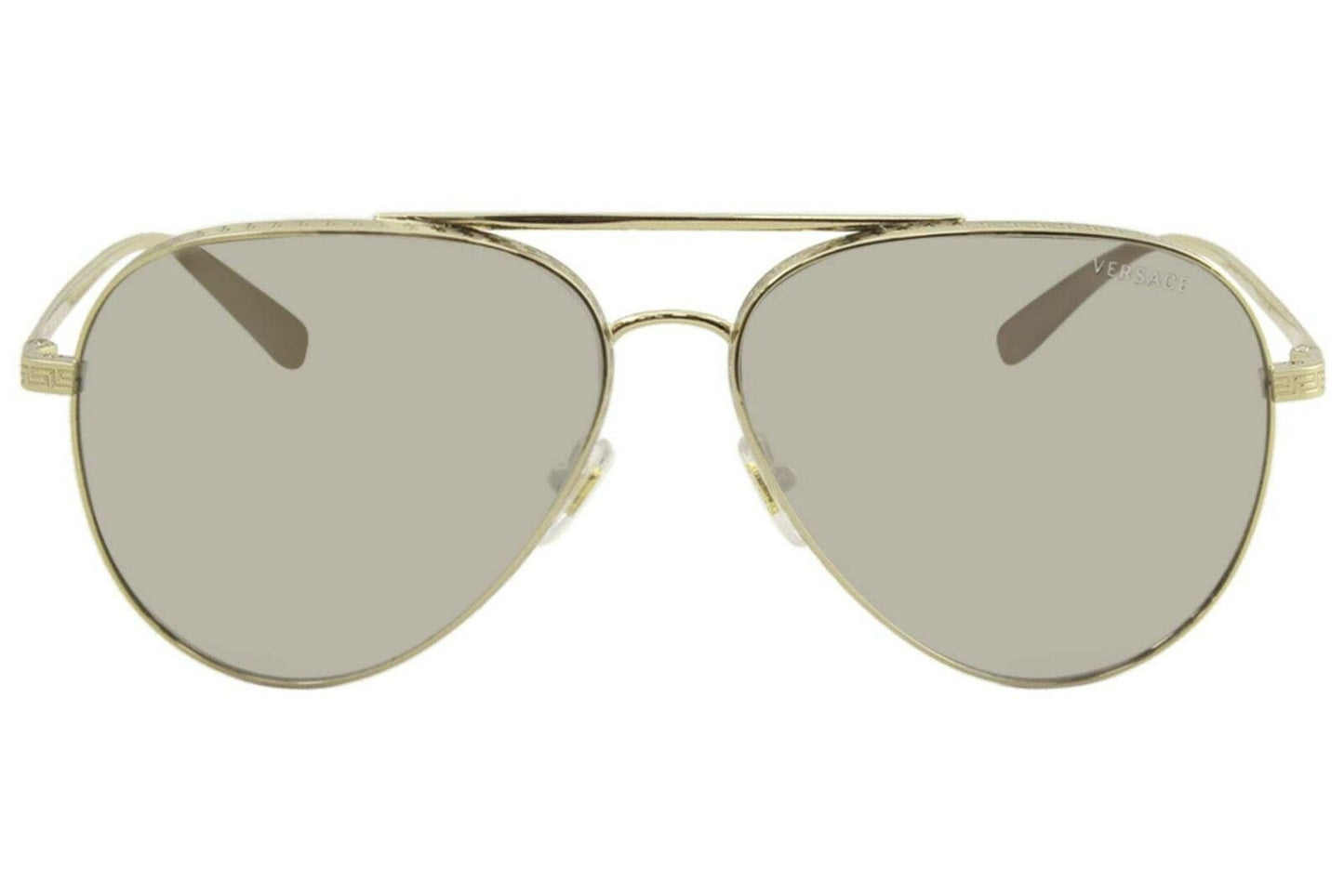 Versace VE2217 Pale Gold/Light Grey Mirror Silver Sunglasses