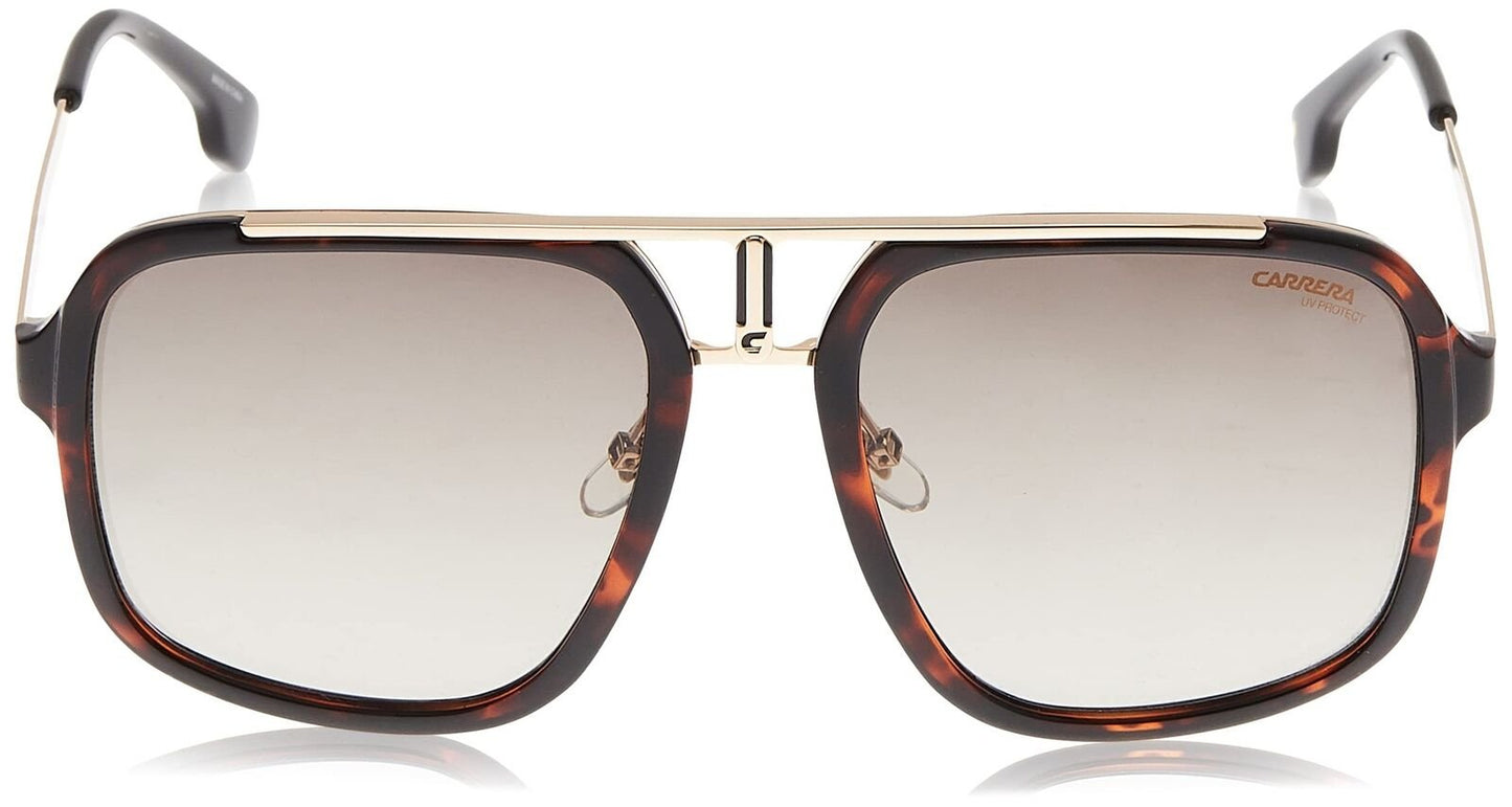 Carrera mens Carrera 1004/S Sunglasses, Havana Gold/Brown Gradient, 57mm 20mm