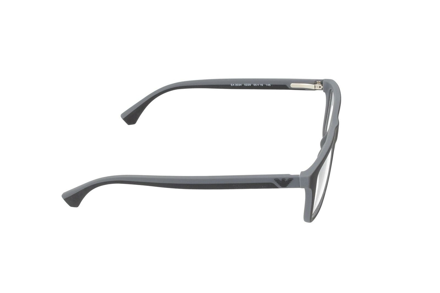 Emporio Armani EA 3034 Men's Eyeglasses Black/Rubber Grey 55