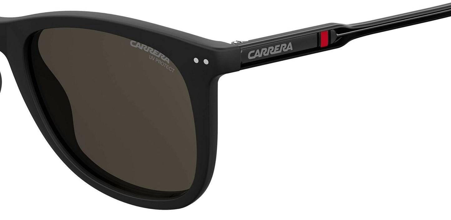 Carrera 197/S Sunglasses CA197-0003-IR-5121 Matte Black Frame, Gray Blue Lenses