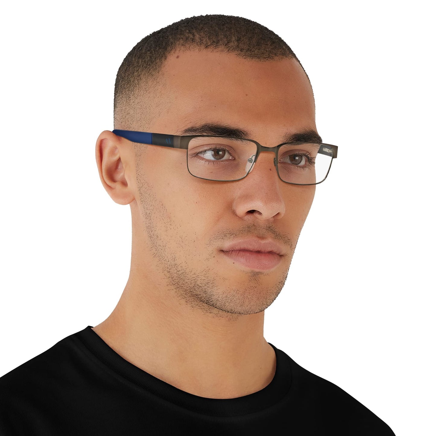 Armani Exchange Men's Ax1017 6084 54mm Rectangular Eyewear Frames