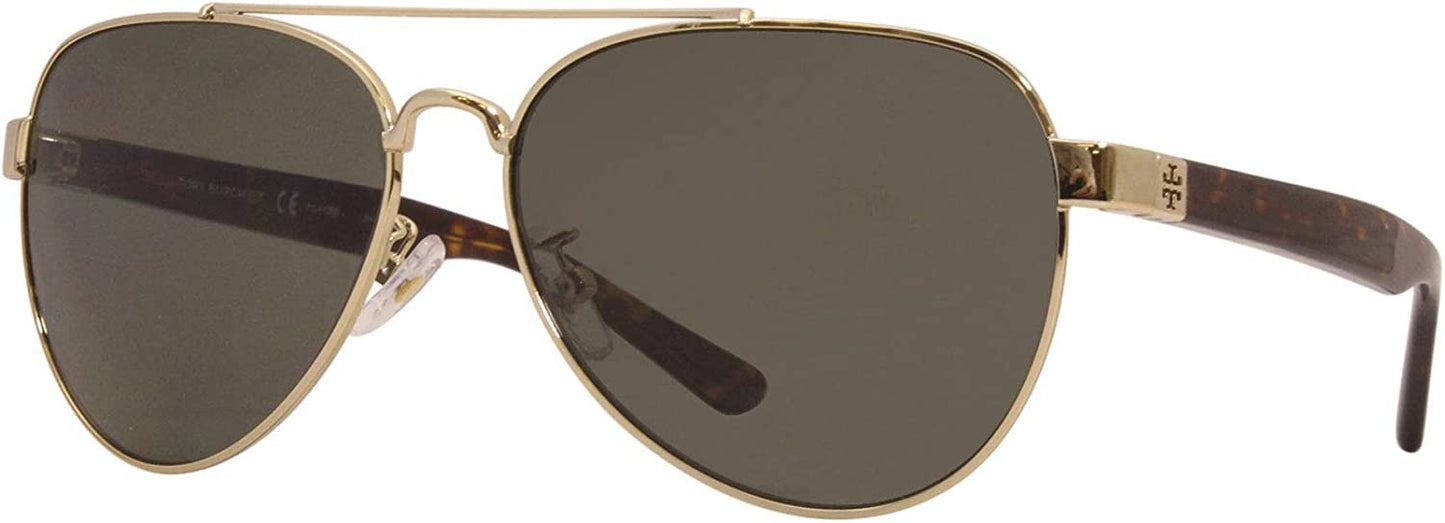 Tory Burch TY6070 Sunglasses 32729A-57 -, Dk Green Polar TY6070-32729A-57