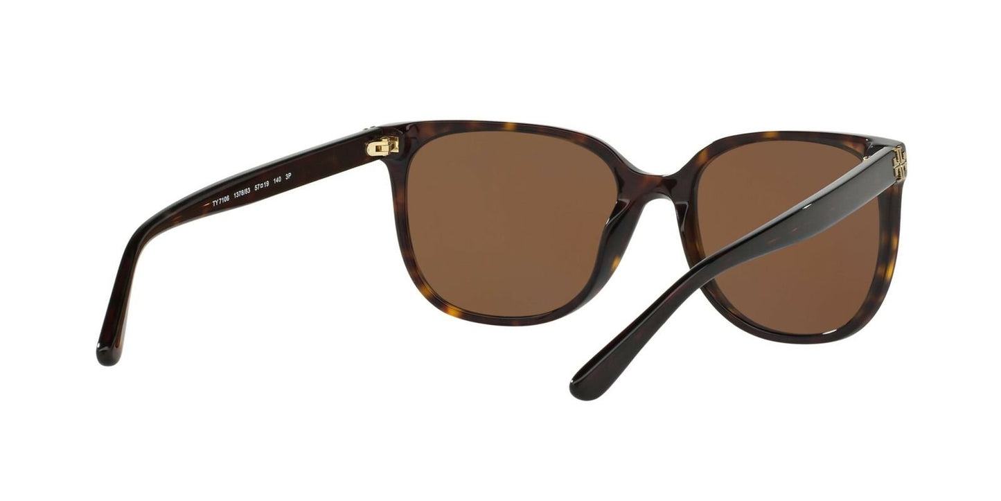 TORY BURCH Polarized Sunglasses TY7106 137883 Dark Tortoise