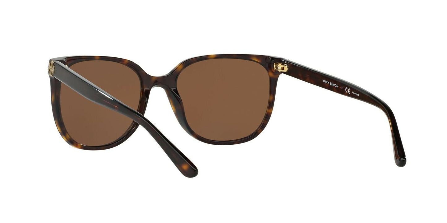 TORY BURCH Polarized Sunglasses TY7106 137883 Dark Tortoise