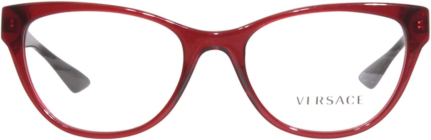Versace VE3292-388 52mm Eyeglass Frame BORDEAUX TRANSPARENT W/DEMO LENS