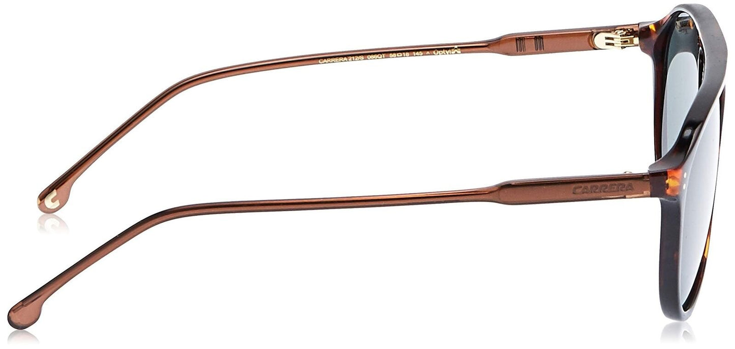 Carrera 212/S Pilot Sunglasses, Dark Havana/Green, 58mm, 18mm