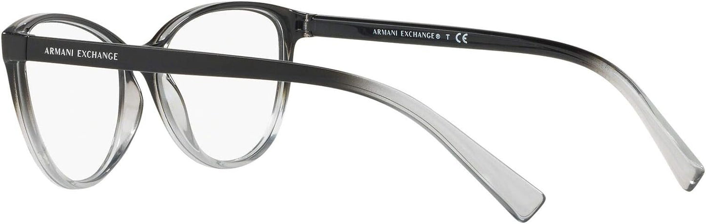 A|X ARMANI EXCHANGE Women's Ax3053 53mm Square Eyeglasses Frames