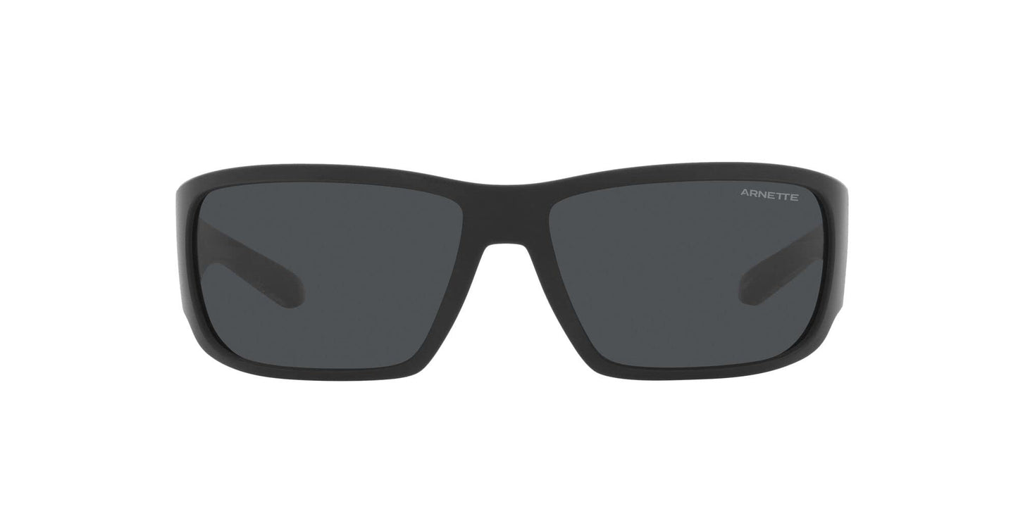 ARNETTE 0AN4297 275887 64MM Man Sunglasses Matte Black Frame, Dark Grey Lenses, 64MM