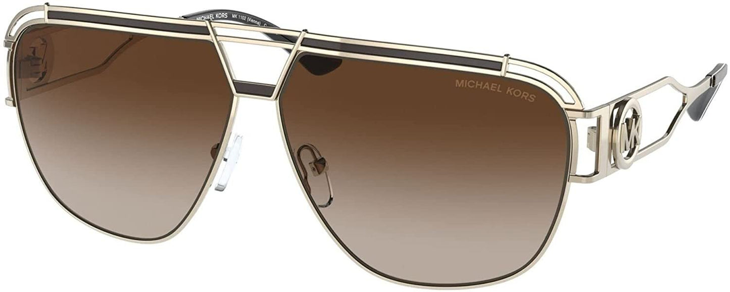 Michael Kors MK1102 101413 Vienna Light Gold/Smoke Gradient Sunglasses
