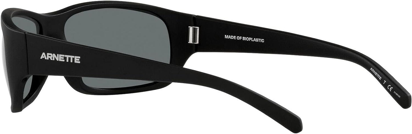 ARNETTE Men's An4290 275881 uka Rectangular Polarized Sunglasses