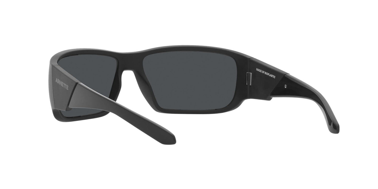 ARNETTE 0AN4297 275887 64MM Man Sunglasses Matte Black Frame, Dark Grey Lenses, 64MM
