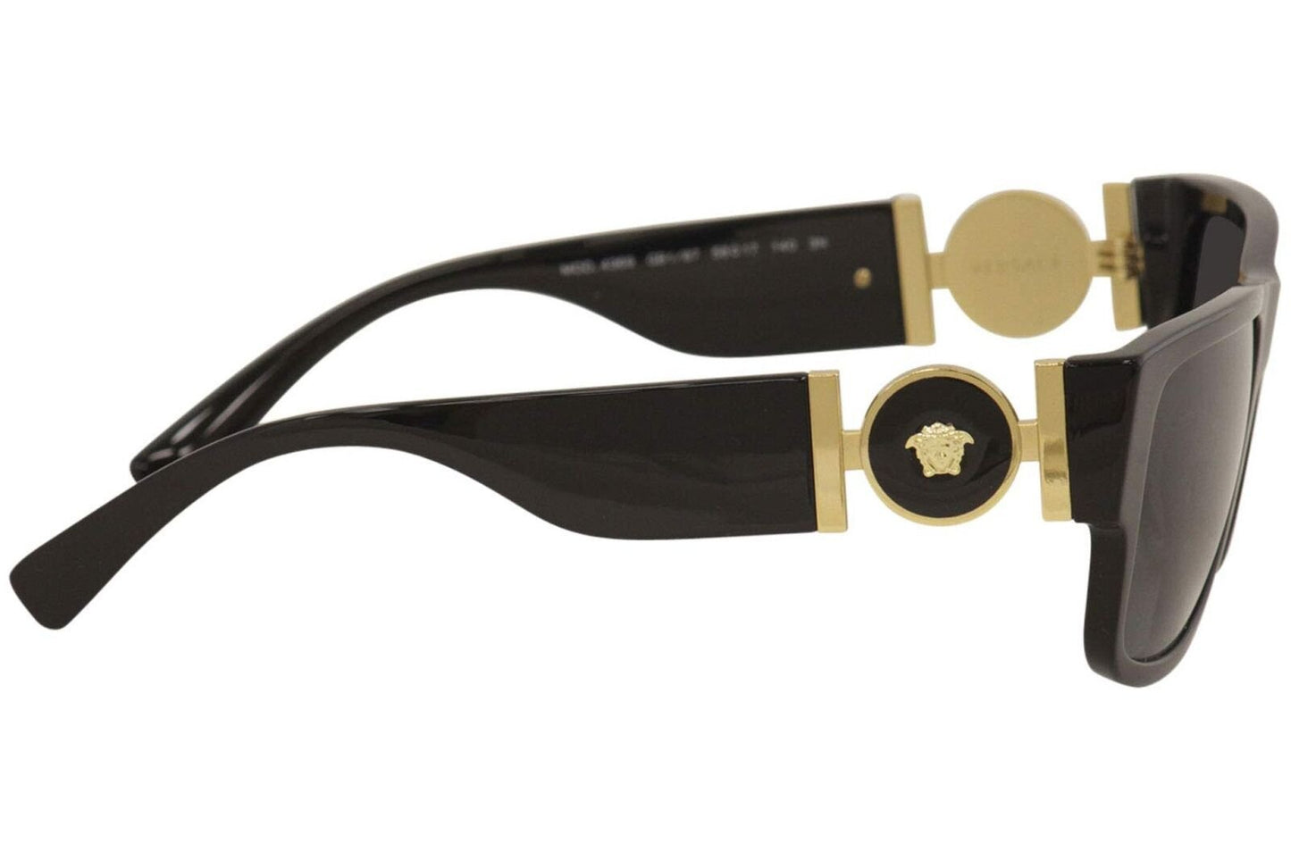 Versace Man Sunglasses, Black Lenses Acetate Frame, 58mm