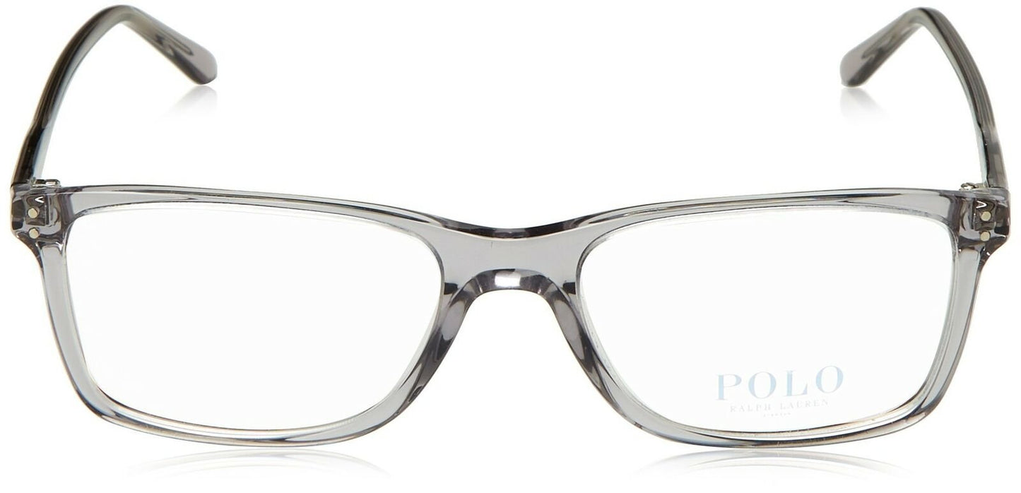 Polo Men's PH2155 Eyeglasses Shiny Semi Trasp Grey 54mm
