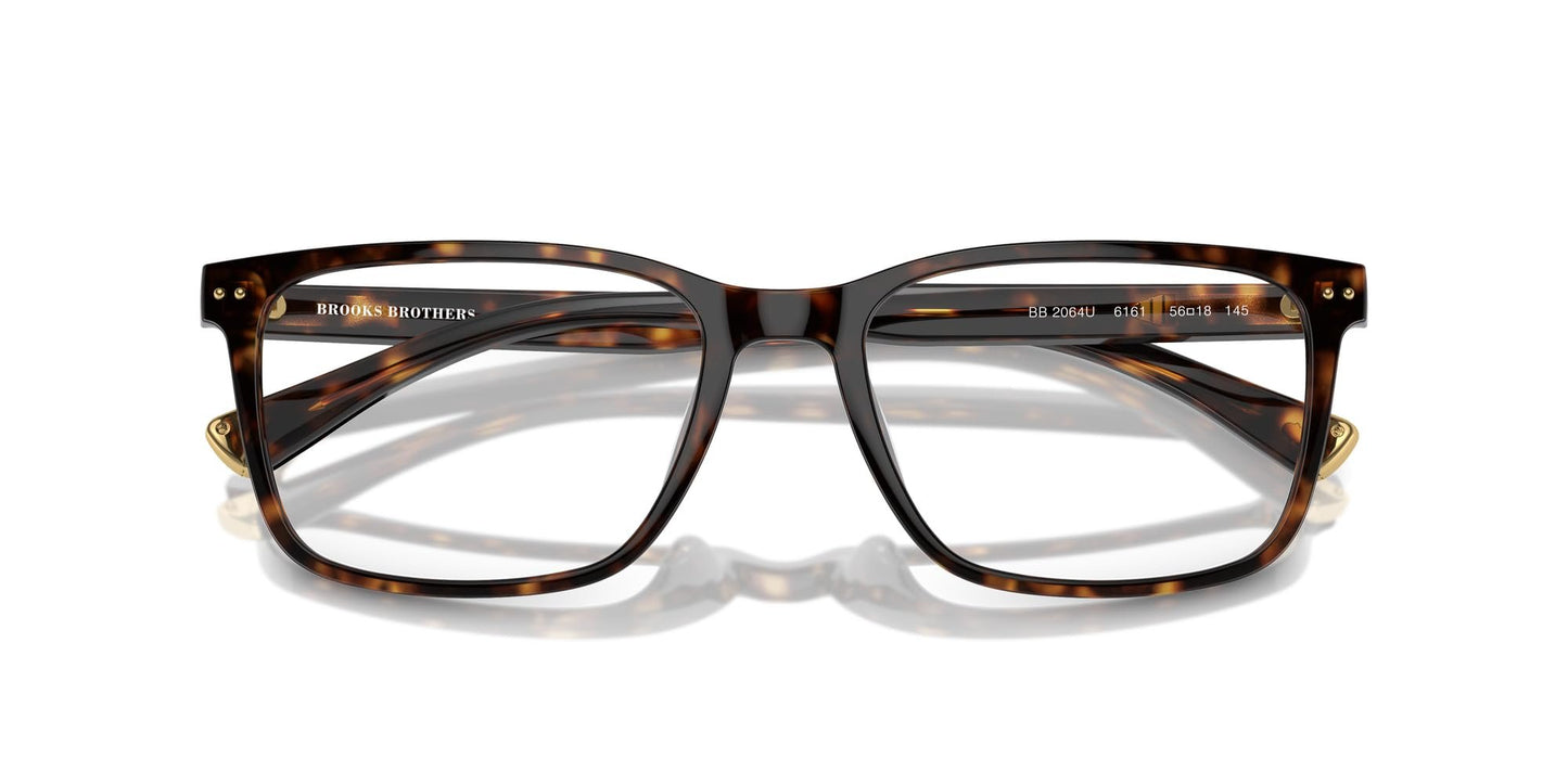 Brooks Brothers Men's BB2064U 6161 56mm Universal Fit Rectangular Eyewear Frames