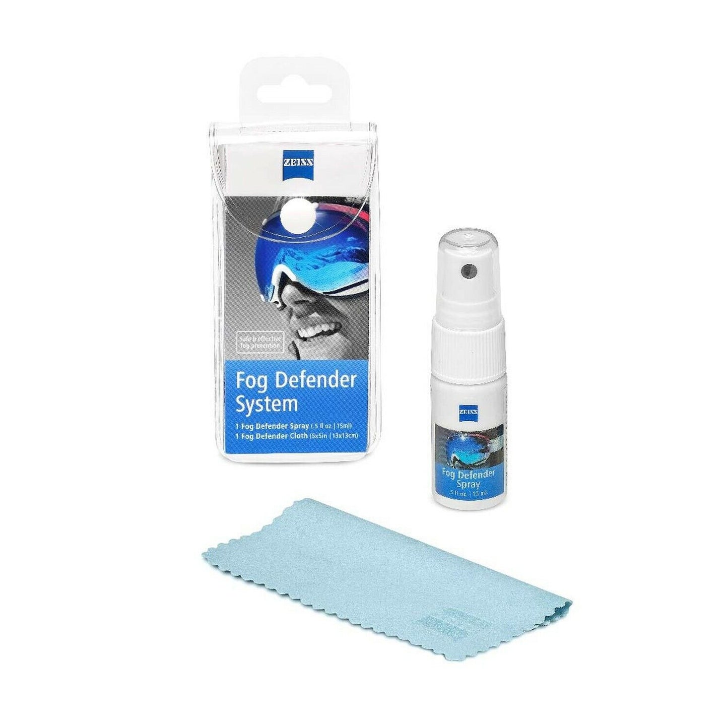 Zeiss Eyeglass Cleaner Anti-Fog Defender Kit - 1 Spray Cleaner and 1 Cloth