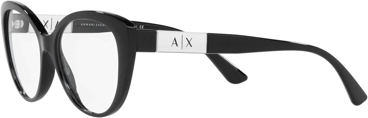A|X ARMANI EXCHANGE Women's AX3093 8158 54mm CatEye Eyewear Frames