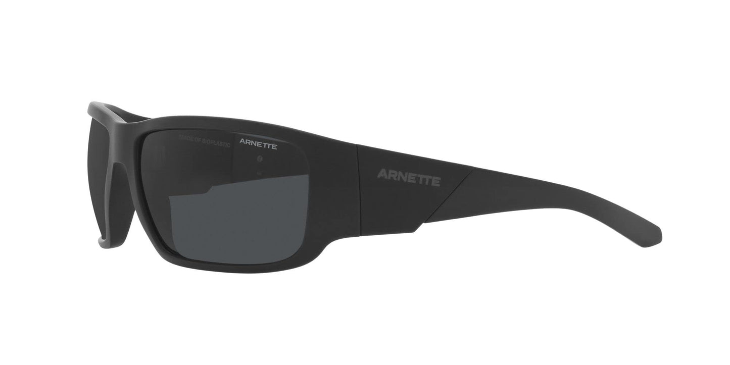 ARNETTE 0AN4297 275887 64MM Man Sunglasses Matte Black Frame, Dark Grey Lenses, 64MM