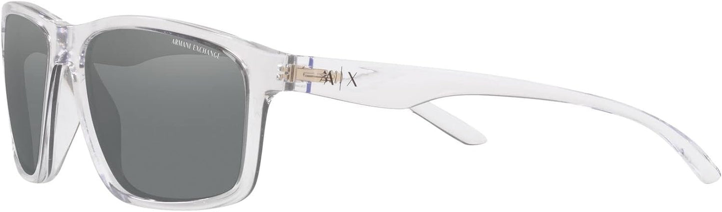 Armani Exchange 0AX4122S 83336G 59mm Crystal Mirror Sunglasses