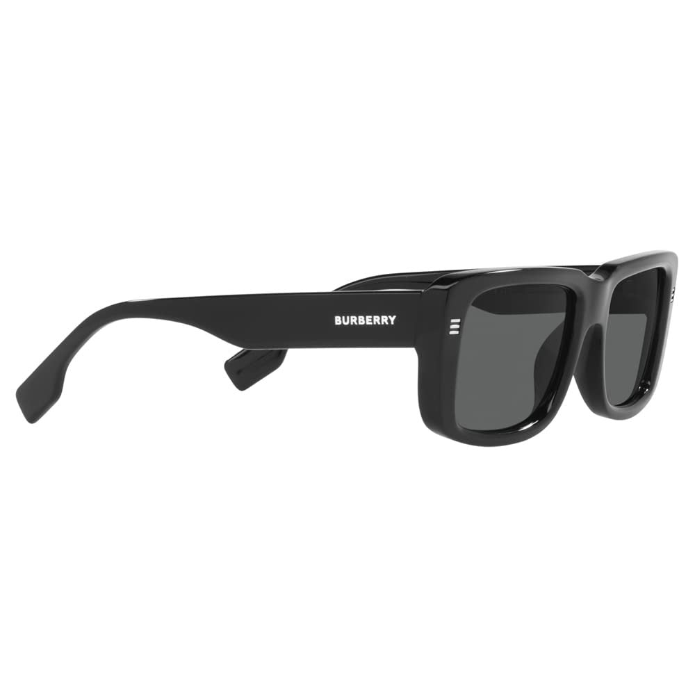 BURBERRY BE 4376U 300187 55MM Jarvis Black Dark Grey Sunglasses