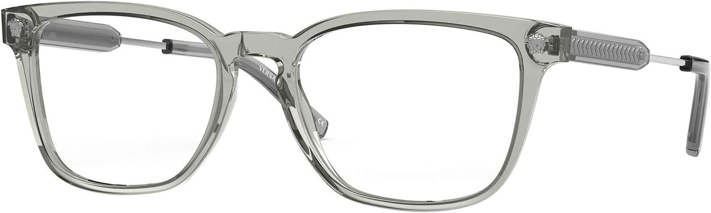 Versace 0VE3290 5254 54mm Transparent Grey eyeglasses Frame, Demo Lenses
