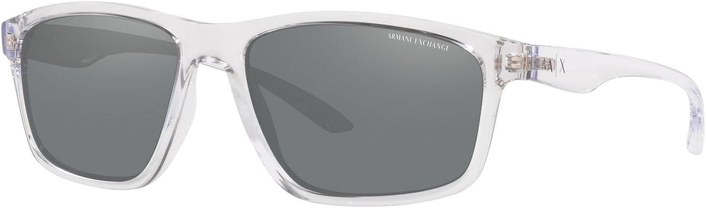 Armani Exchange 0AX4122S 83336G 59mm Crystal Mirror Sunglasses