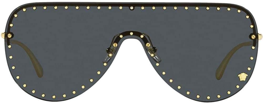 Versace VE2230B Sunglasses - (100287) Gold/Dark Gray - 45mm
