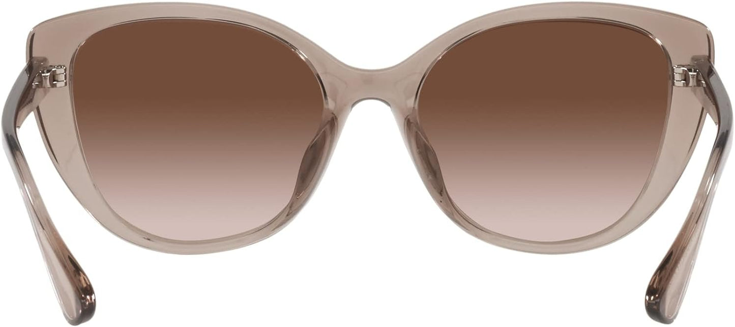 Armani Exchange 0AX4111SU 824013 54mm Woman Sunglasses Transparent Pink Frame, Black Gradient Lenses,