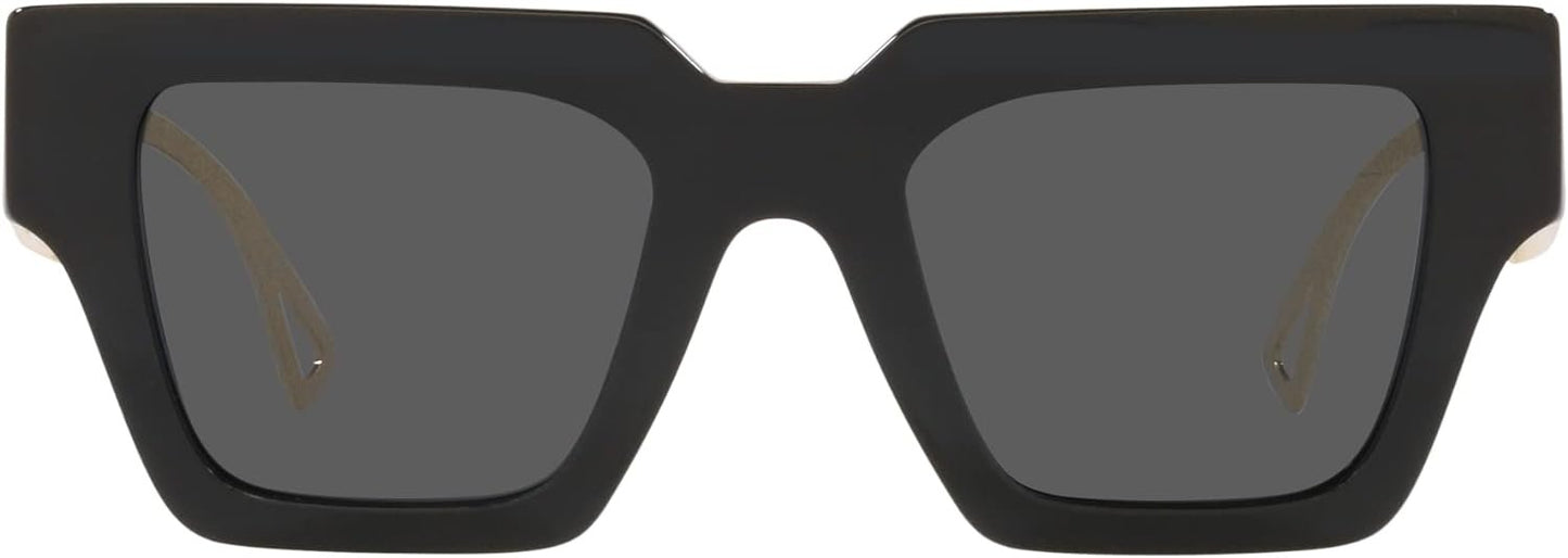 VERSACE VE4431 GB1/87 50mm Black Dark Grey Women's Sunglasses
