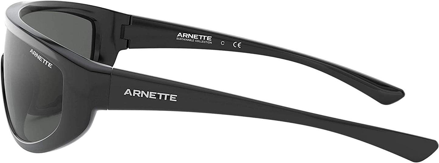 ARNETTE mens An4264 Clayface Sunglasses, Black/Grey, 30 mm US