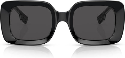 BURBERRY BE 4327 397787 Black/Print Tb/Crystal Sunglasses